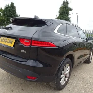 2018 Jaguar F-Pace Prestige AWD Diesel – Front and side damage, salvage, starts, repairable