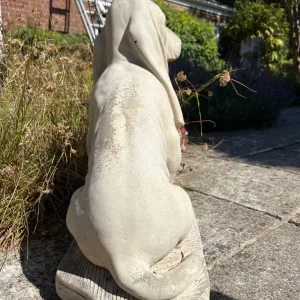 Stone Bassett Hound Puppy Garden Ornament - Image 5
