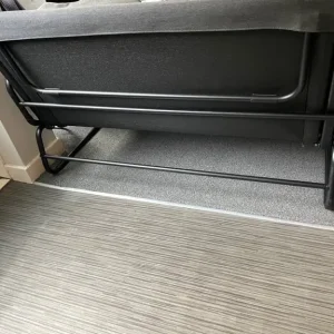 grey metal sofa bed - Image 3
