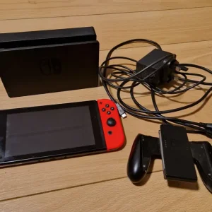 Nintendo Switch with digital games and carry case