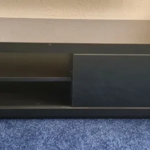 Black TV stand