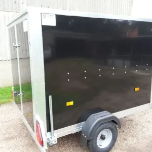 Box Trailer 7' x 5' x 5' Single Axle Black or White - Image 3