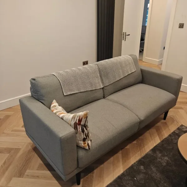 Large grey 3-seater sofa