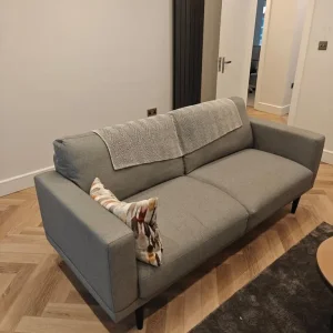 Large grey 3-seater sofa