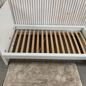 Ikea Luroy Single Bed Frame in White - Image 3