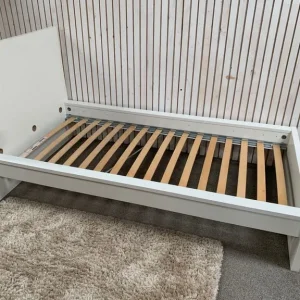 Ikea Luroy Single Bed Frame in White - Image 6