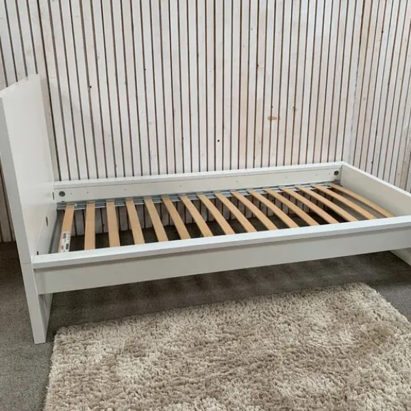 Ikea Luroy Single Bed Frame in White