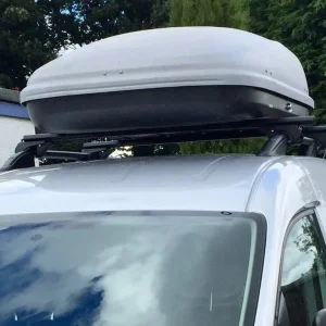 Halfords Roof Box - grey and black