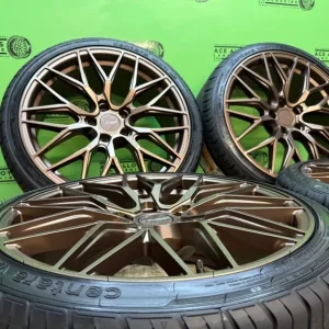 Velocity 19" x 8.5J 5x112 Alloy Wheels with New Tyres for VW Caddy Golf Seat Mercedes - Image 2