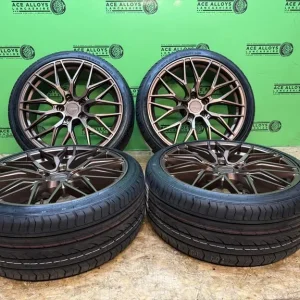 Velocity 19" x 8.5J 5x112 Alloy Wheels with New Tyres for VW Caddy Golf Seat Mercedes - Image 5