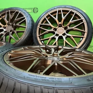 Velocity 19" x 8.5J 5x112 Alloy Wheels with New Tyres for VW Caddy Golf Seat Mercedes - Image 6