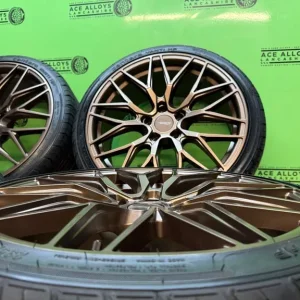 Velocity 19" x 8.5J 5x112 Alloy Wheels with New Tyres for VW Caddy Golf Seat Mercedes - Image 7