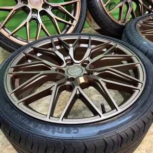 Velocity 19" x 8.5J 5x112 Alloy Wheels with New Tyres for VW Caddy Golf Seat Mercedes - Image 8