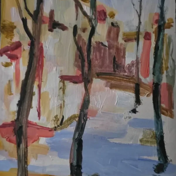 Early 20th century signed painting