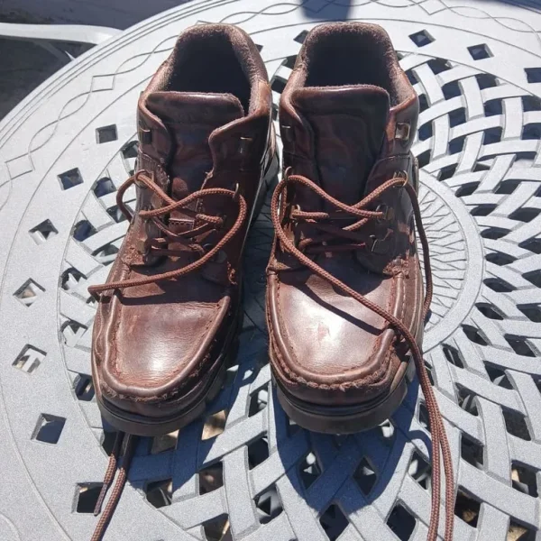 Vintage Men’s Kickers Leather Boots – UK Size 10.5