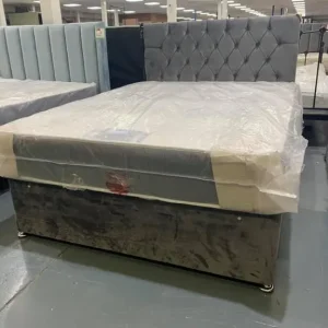 Double Divan Bed with Mattress – Ready to Use