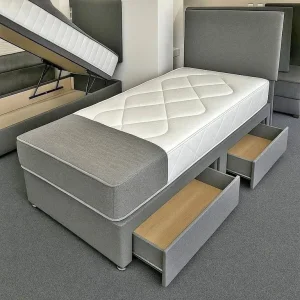 New Single Divan Bed with Mattress