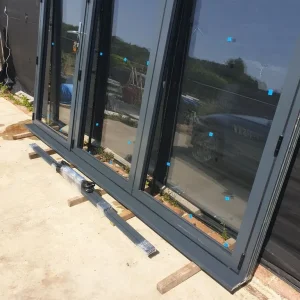Bifold Doors Anthracite Grey with Smart System - Image 6