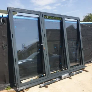 Bifold Doors Anthracite Grey with Smart System