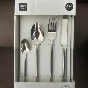 M&S Manhattan 24-piece cutlery set