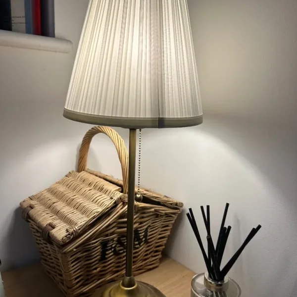 Gold bronze lamp