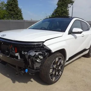 2024 Hyundai Kona Ultimate EV – Front, side, rear damage – salvage repairable - Image 5