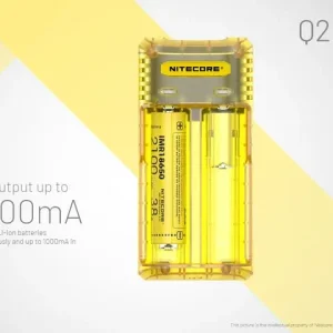 Nitecore Q2 Li-ion and IMR Battery Charger (Yellow) - Image 5