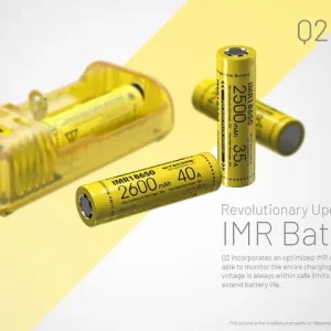 Nitecore Q2 Li-ion and IMR Battery Charger (Yellow) - Image 6