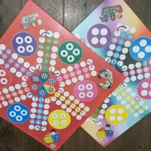 24" Foldable Ludo Board Game – Complete Set
