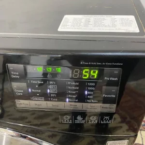 LG Black 8KG Washing Machine - Image 7