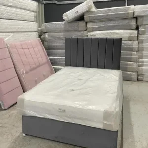 Double Divan Bed with Mattress and Drawers