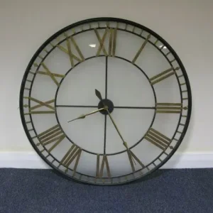 Large art deco wall clock – 120cm diameter