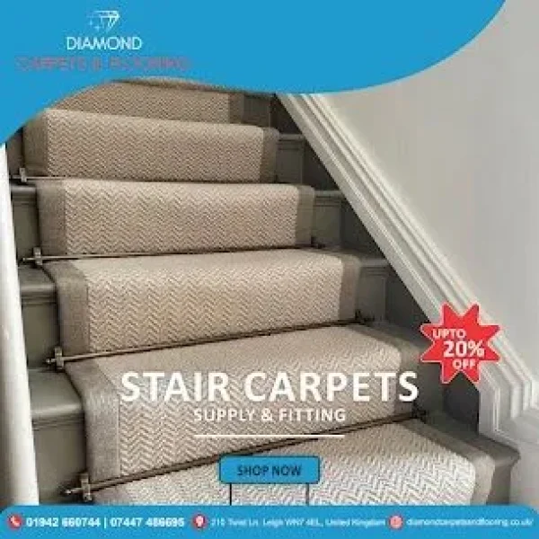 Staircase carpets, brand new