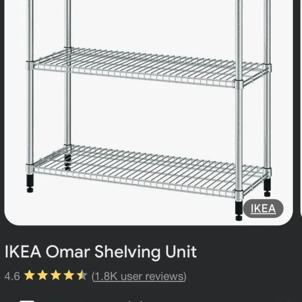 IKEA Omar rack