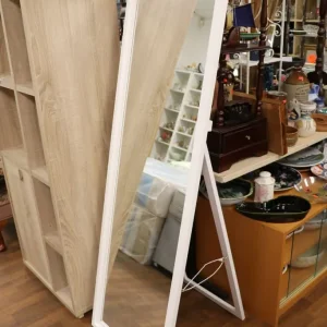 Large White Freestanding Mirror