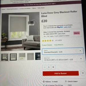 2 Leaf Print Daylight Roller Blinds - Image 7