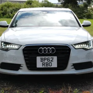 AUDI A6 PETROL HYBRID WHITE 2012 JDM IMPORT - Image 2
