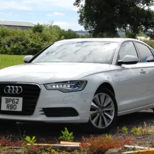 AUDI A6 PETROL HYBRID WHITE 2012 JDM IMPORT - Image 3