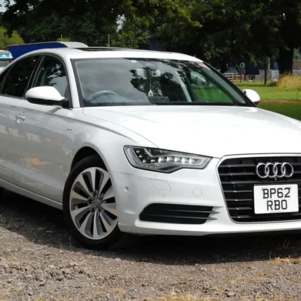 AUDI A6 PETROL HYBRID WHITE 2012 JDM IMPORT