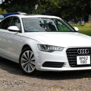 AUDI A6 PETROL HYBRID WHITE 2012 JDM IMPORT