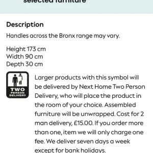 Bronx shelving unit from Next - Image 2
