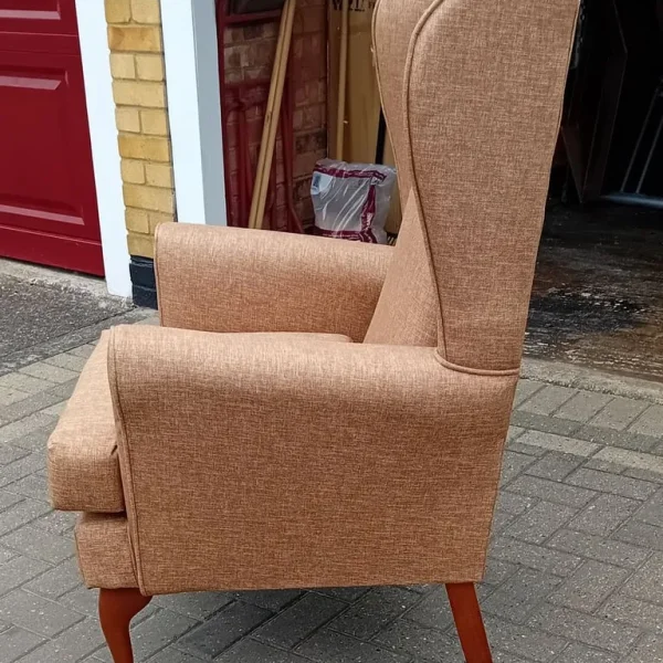 Winged chair for the elderly