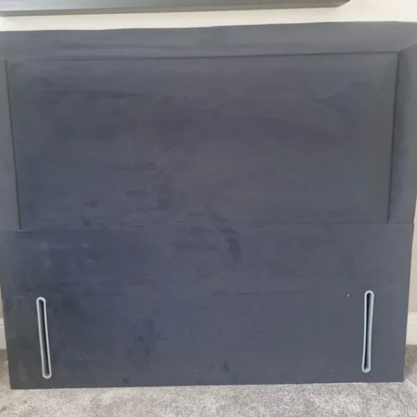 Slate grey kingsize headboard