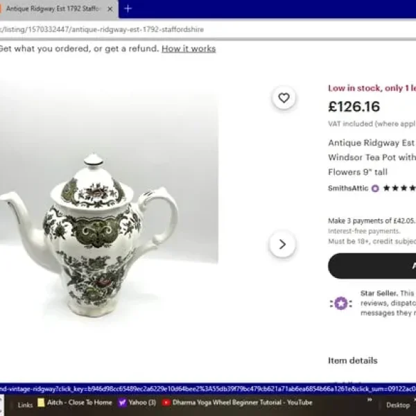 Vintage tea pot