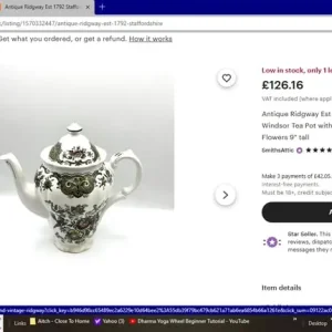 Vintage tea pot