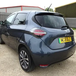 2021 Renault Zoe GT Line Rapid Charge Electric Car – Front and Side Damage – Salvage Repairable - Image 2