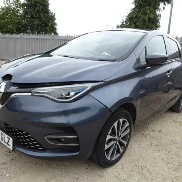 2021 Renault Zoe GT Line Rapid Charge Electric Car – Front and Side Damage – Salvage Repairable