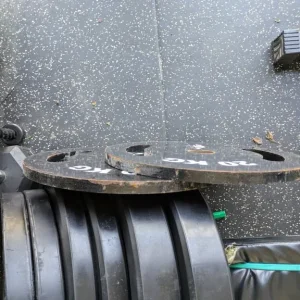 20kg steel olympic plates - Image 2