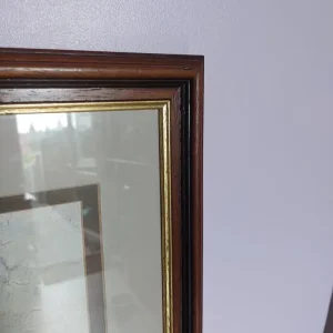 Large Wood Framed Puppy Picture by Heinrich Sperling - Image 6