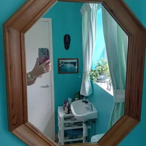 Pine framed mirror